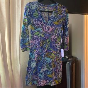 Lilly Pulitzer TShirt Dress in Multi Cattitude
